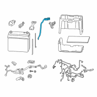 OEM 2014 Acura ILX Cable Assembly, Battery Ground Diagram - 32600-TR7-000