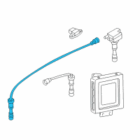 OEM 2005 Kia Optima Spark Plug Cable Assembly No.1 Diagram - 2742038020