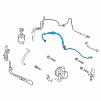 OEM 2011 Kia Soul Hose Assembly-Power Steering Oil Pressure Diagram - 575102K500