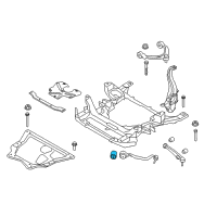 OEM 2017 BMW X6 Rubber Mounting Diagram - 31-10-7-850-276