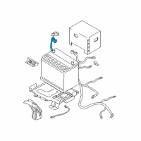 OEM 2005 Hyundai Tiburon Cable Assembly-Battery Diagram - 37200-2C040