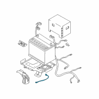 OEM 2008 Hyundai Tiburon Cable Assembly-Ground Diagram - 37210-2C100