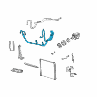 OEM Ford Hose & Tube Assembly Diagram - 1L2Z-19D850-AA