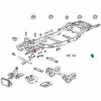 OEM 2020 Chevrolet Tahoe Bumper-Rear Suspension Jounce Diagram - 15200997