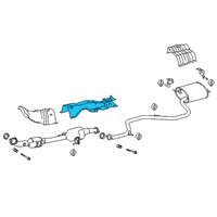 OEM 2022 Toyota Corolla Heat Shield Diagram - 58153-02320