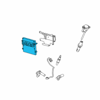 OEM 2010 Ford F-150 Engine Control Module Diagram - AL3Z12A650AZC