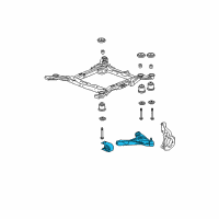 OEM 2006 Buick Lucerne Lower Control Arm Diagram - 15939599