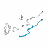 OEM 2015 BMW 650i xDrive Oil Cooling Pipe Outlet Diagram - 17-22-7-605-012
