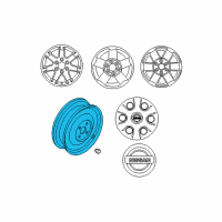 OEM 2014 Nissan Titan Wheel Assy-Disk Diagram - 40300-9FM0B