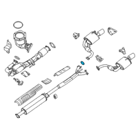 OEM 2019 Nissan Pathfinder Gasket-Exhaust Diagram - 20691-51E0A