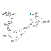 OEM 2017 BMW M3 Rubber Mounting Diagram - 18-30-7-583-940