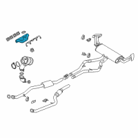 OEM 2014 BMW 550i xDrive Exhaust Manifold Diagram - 11-62-7-638-778