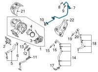 OEM Hyundai Pipe Assembly-Oil Feed Diagram - 28240-2S304