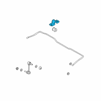 OEM 2001 Hyundai Tiburon Bracket-Rear Stabilizer Diagram - 55514-29010