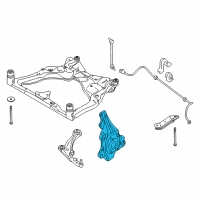 OEM 2020 Nissan Murano Knuckle Spindle-RH Diagram - 40014-5AA0A