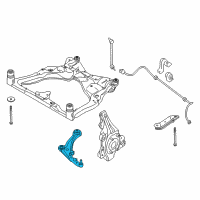 OEM 2015 Nissan Murano Link Complete-Transverse, Rh Diagram - 54500-5AA0C