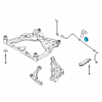 OEM Nissan Murano Bush-Stabilizer Diagram - 54613-5AA0A