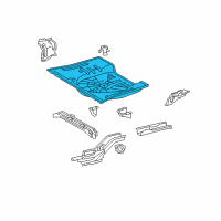 OEM Scion Rear Floor Pan Diagram - 58311-52902