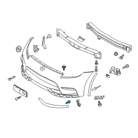 OEM 2016 Nissan 370Z Screw Diagram - 76838-JF00A