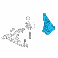 OEM Buick Regal TourX Knuckle Diagram - 23384198