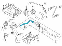 OEM 2020 Nissan Sentra Hose-Anti Evaporation Control Diagram - 14912-6LB0C