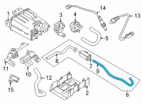 OEM 2020 Nissan Sentra Hose-Anti Evaporation Control Diagram - 14912-6LB0D