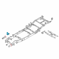 OEM 2017 Nissan Titan Bracket Assy-Stabilizer Mounting, RH Diagram - E0430-EZ0AA