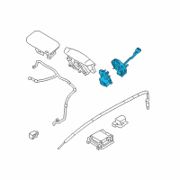 OEM 2007 Hyundai Santa Fe Connector Cable Assembly Diagram - 93490-2B300