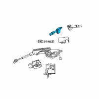 OEM 2009 Jeep Grand Cherokee Switch-Multifunction Diagram - 68015101AG