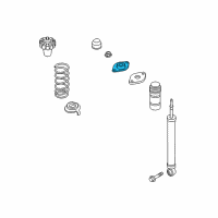 OEM 2015 Infiniti QX70 Seal-Shock ABSORBER Mounting Diagram - 55338-1BA0A