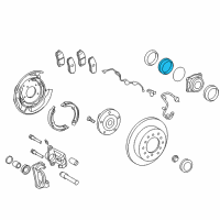 OEM 2007 Toyota Tundra Knuckle Seal Diagram - 90316-A0002