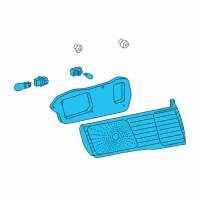 OEM 2000 Toyota Camry Combo Lamp Assembly Diagram - 81670-AA030