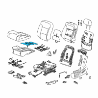 OEM 2017 GMC Sierra 1500 Seat Cushion Heater Diagram - 22878848