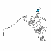 OEM 2021 Hyundai Ioniq Boot Assembly-Shift Lever Diagram - 84632-G2000