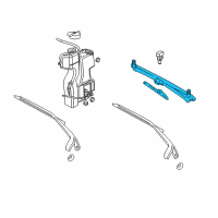 OEM 2001 Dodge Durango Pivot-Windshield WIPER Diagram - 55154863AI