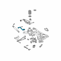 OEM 2015 Lexus NX200t Rear Right Upper Control Arm Assembly Diagram - 48770-42040