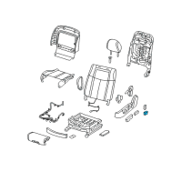 OEM 2009 Nissan Maxima Switch Assy-Seat Lumbar Diagram - 87317-9N10C