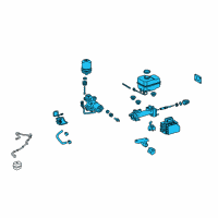 OEM 2022 Toyota 4Runner Actuator Assembly Diagram - 47050-35230