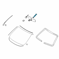 OEM 2013 Nissan Murano Mirror Inside Cover Diagram - 96329-1SX0A