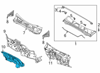 OEM 2020 Hyundai Sonata Insulator-Dash Panel Diagram - 84124-L1000