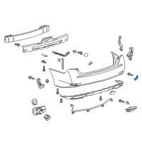 OEM Lexus GS200t Reflector Assembly, Reflex Diagram - 81920-30040