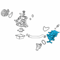 OEM 2017 Honda Civic Case Complete, Thermo Diagram - 19321-5BF-G00