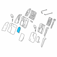 OEM Toyota Avalon Seat Back Heater Diagram - 87530-07050