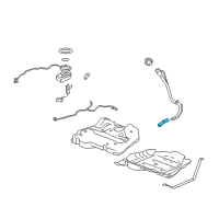 OEM Chevrolet Malibu Hose Asm-Fuel Tank Filler Diagram - 25989986