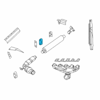 OEM 2009 Dodge Viper ISOLATOR-Exhaust Support Diagram - 5290265AA