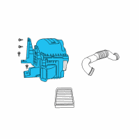 OEM 2006 Dodge Ram 1500 Cover-Air Cleaner Diagram - 5029618AB