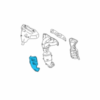 OEM 2011 Nissan Rogue Cover-Exhaust Manifold Diagram - 16590-JM05B