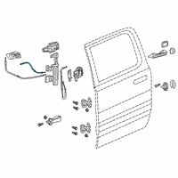 OEM 2022 Ram 1500 Cable-Inside Handle Diagram - 68321182AA