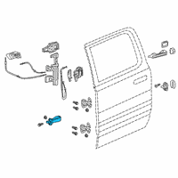 OEM 2021 Ram 1500 Door Diagram - 68299587AE