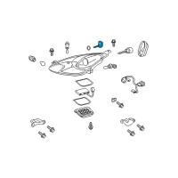 OEM 2006 Toyota Prius Headlamp Motor Diagram - 85661-22020